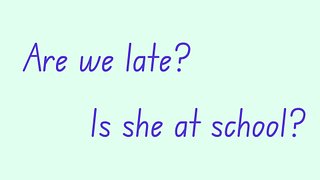 'To Be' Questions for Kids