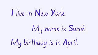 Capitalization Basics for Kids