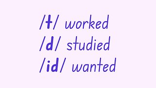 Past Simple -ed Pronunciation Rules