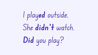 Past Simple: Regular Verbs (Kids & Teens)